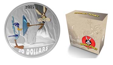 2015 Canada $30 Looney Tunes - Fast and Furryous 2oz
